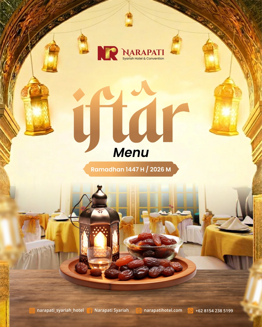 narapati hotel syariah bandung iftar murah di hotel