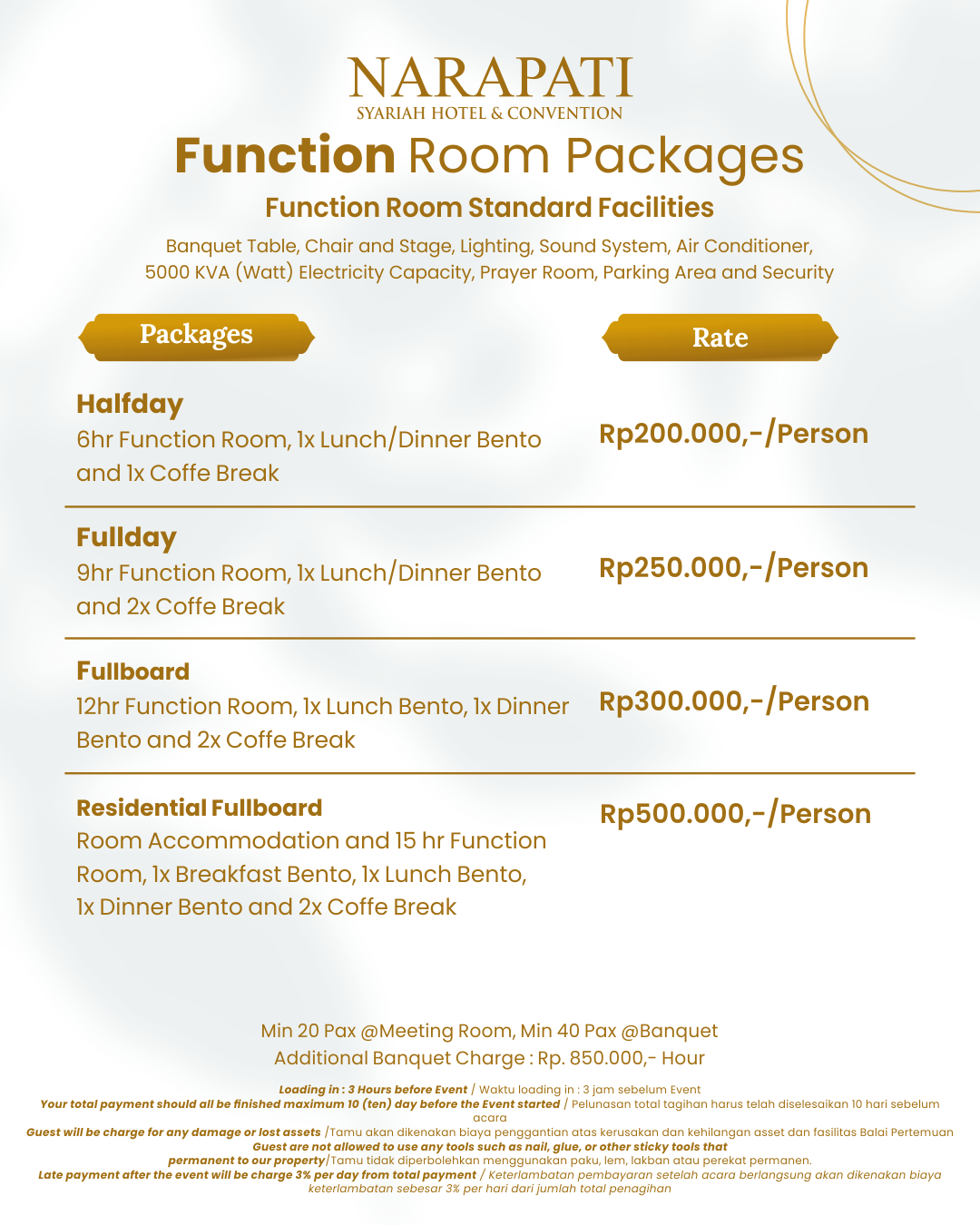 ROOM RATES